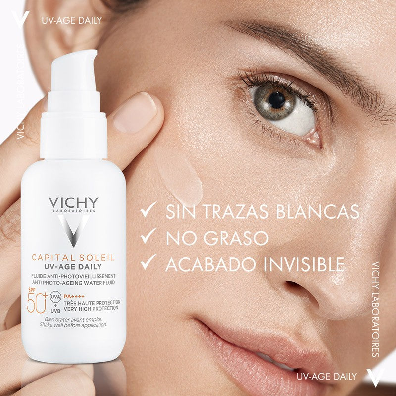 VICHY Capital Soleil UV-AGE Daily SPF50+ Water Fluid 40ml-10