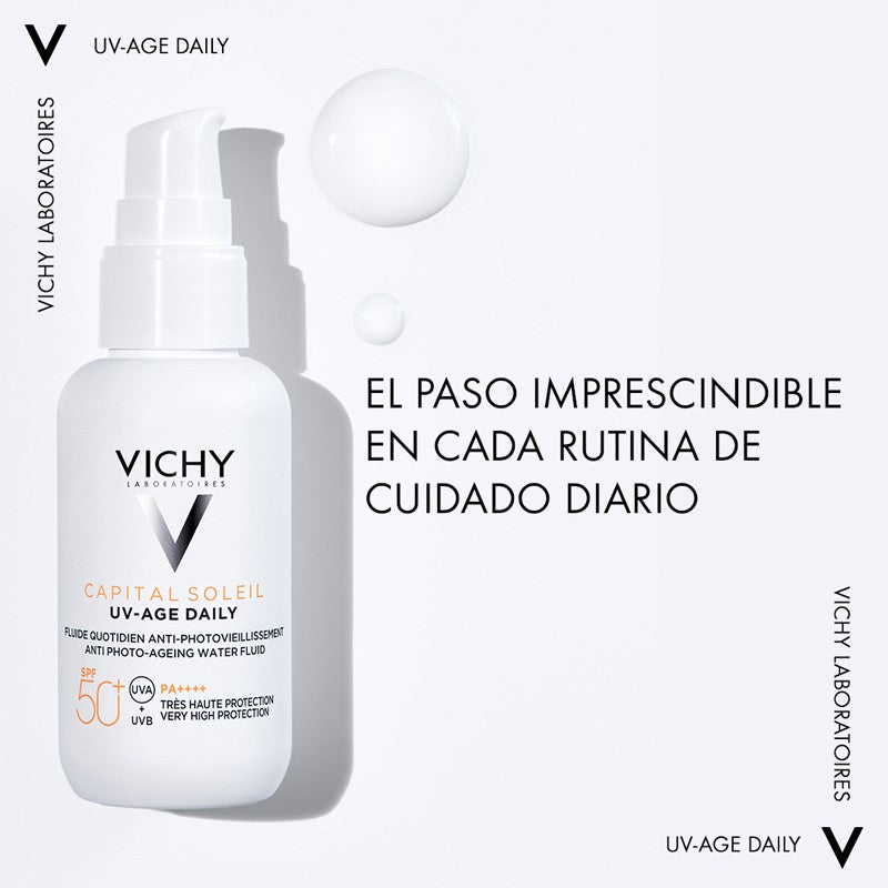 VICHY Capital Soleil UV-AGE Daily SPF50+ Water Fluid 40ml-14