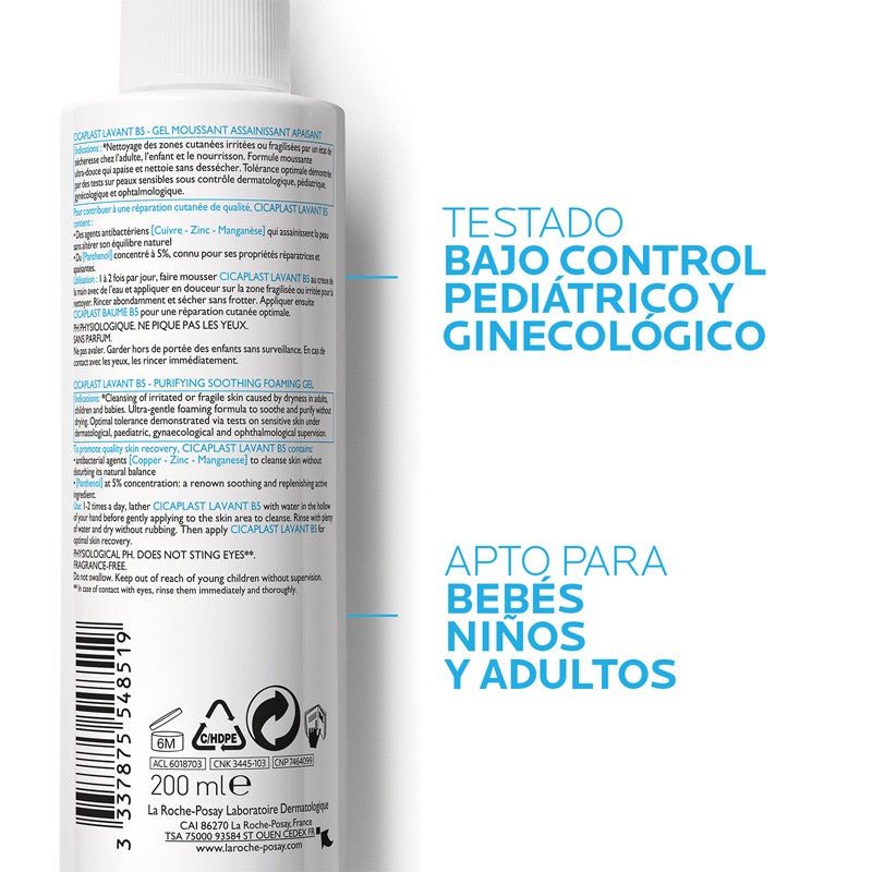 LA ROCHE POSAY Cicaplast Gel Lavante B5 200ml-4
