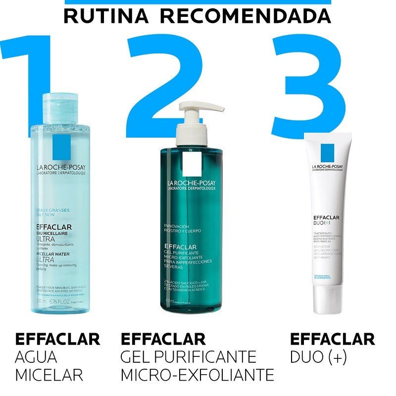 EFFACLAR Gel Purificante Micro-Exfoliante Piel Grasa 400ml - La Roche Posay-10