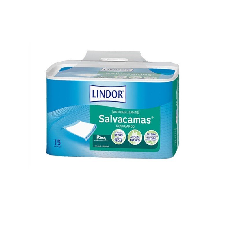 LINDOR Salvacamas Empapadores con Alas 60x180cm 15 Unidades-1