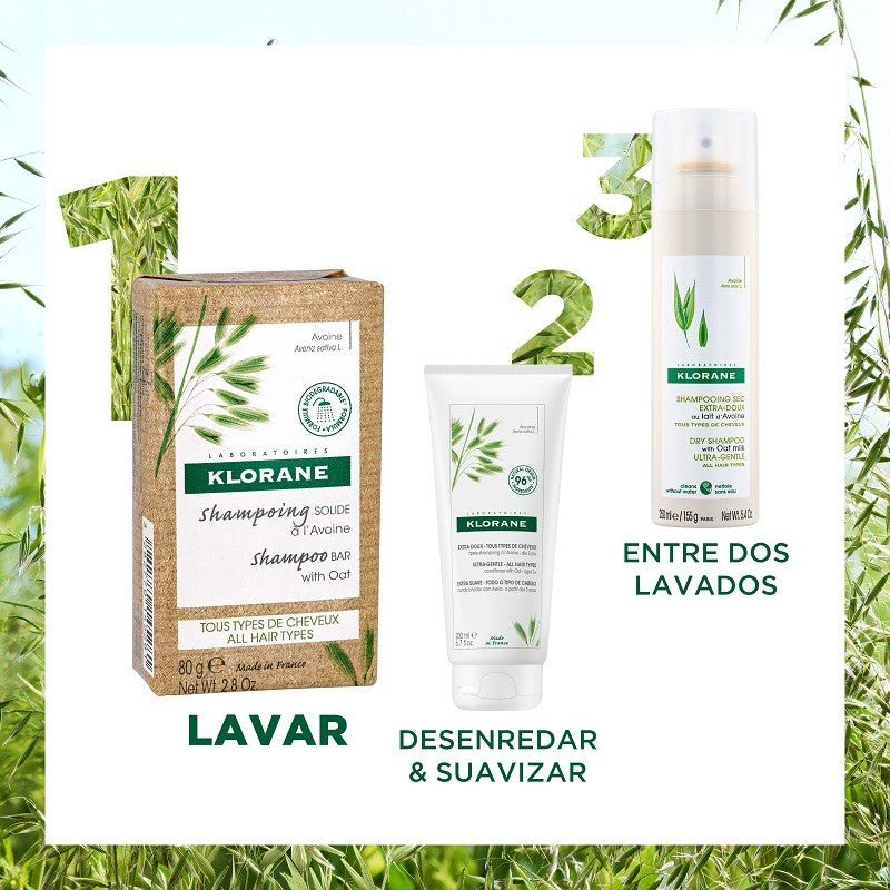 KLORANE Champú Sólido Avena 80gr-6
