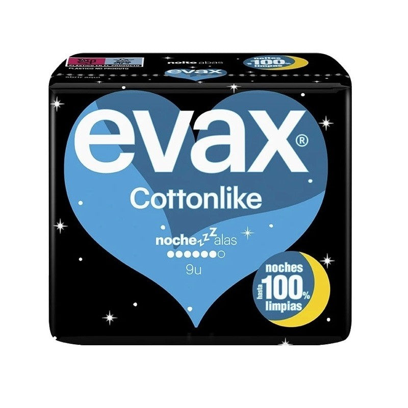EVAX Cottonlike Noche Compresa Con Alas 9 Unidades-2