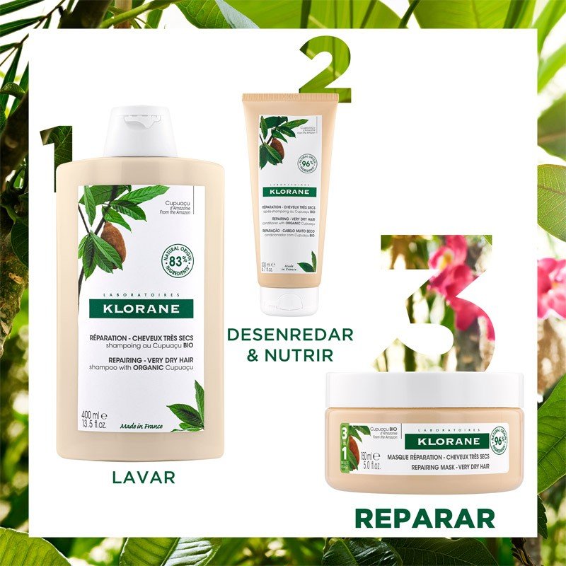 KLORANE Mascarilla Reparadora al Cupuaçu Pelo Seco 150 ml-7