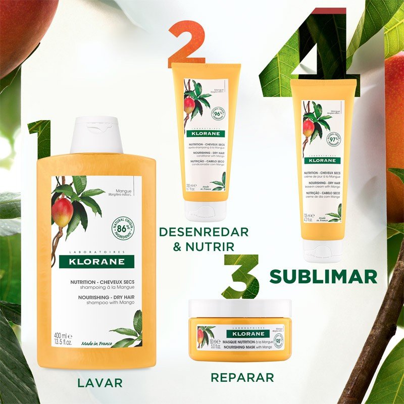 KLORANE Crema de Día Reparadora a la Manteca de Mango 125 ml-6