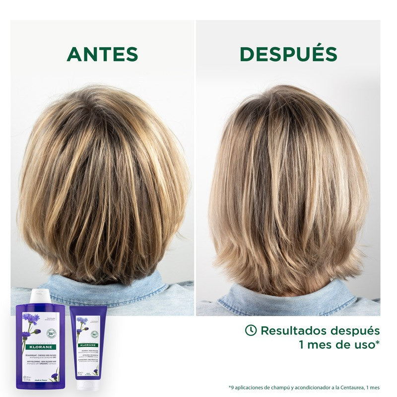 KLORANE Acondicionador a la Centaurea Pelo Rubio y Gris 200 ml-6