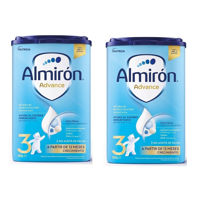 ALMIRÓN Advance 3 DUPLO con Pronutra Leche de Crecimiento 2x800gr NUEVA FÓRMULA-1
