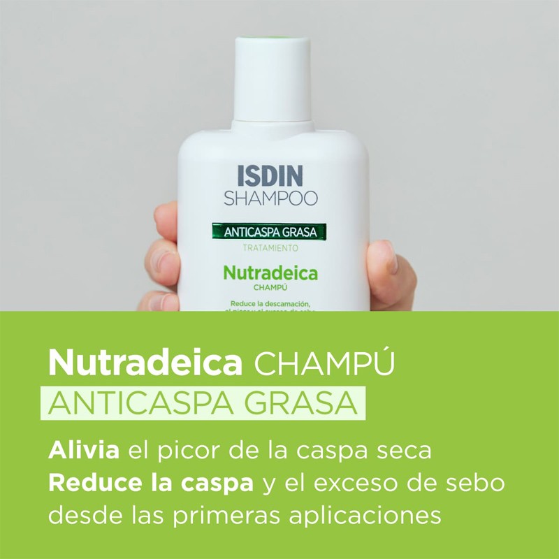 ISDIN Nutradeica Champú Anticaspa Grasa 400 ml-3