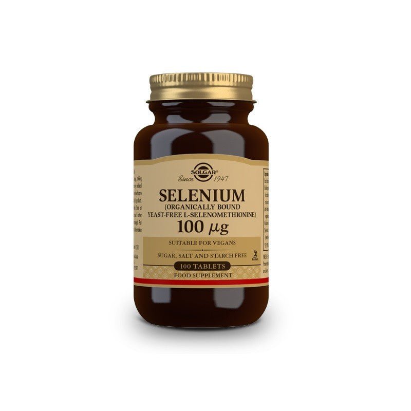 SOLGAR Selenio 100mcg (Sin Levadura) 100 comprimidos-1