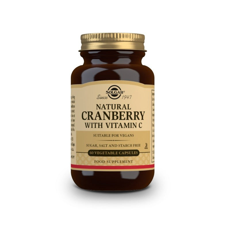 SOLGAR Arándano Rojo y Vitamina C 60 Cápsulas-1