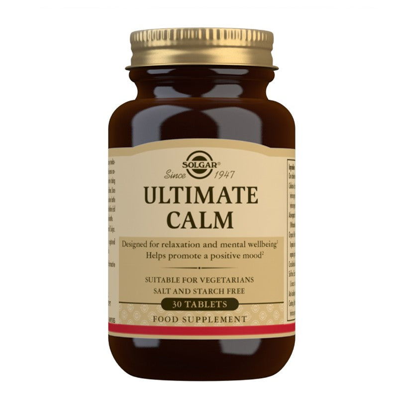 SOLGAR Ultimate Calm 30 Comprimidos para Relax y Bienestar Mental-2