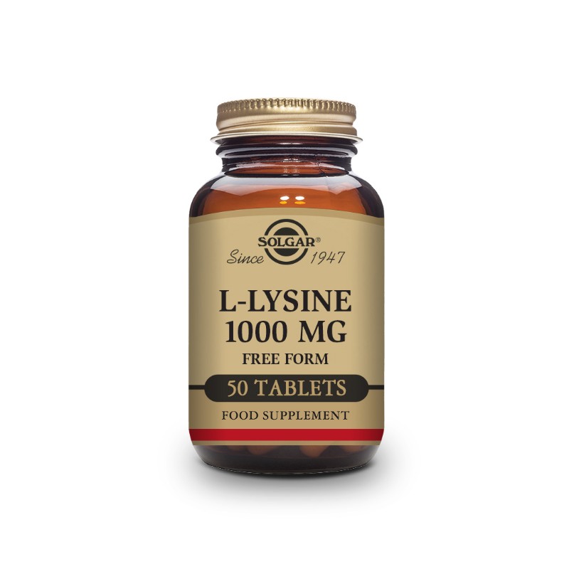 SOLGAR L-Lisina 1000 mg 50 comprimidos-1