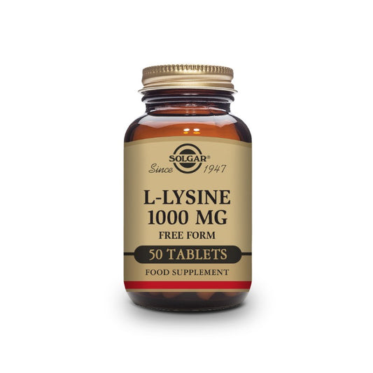 SOLGAR L-Lisina 1000 mg 50 comprimidos-1