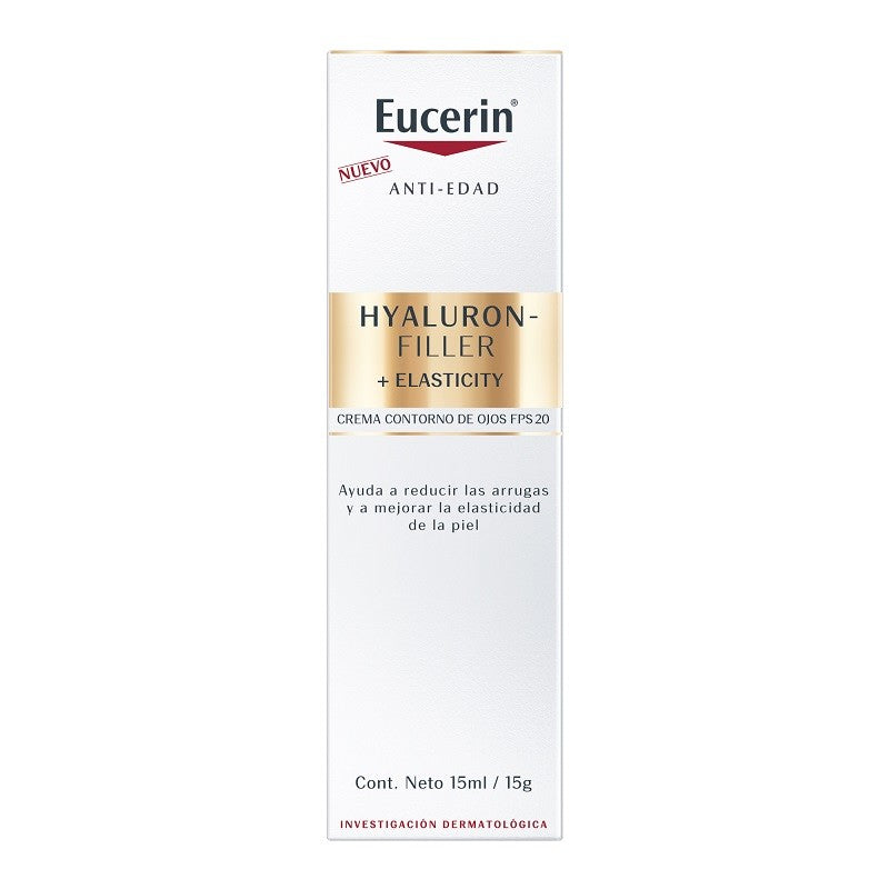 EUCERIN Hyaluron Filler +Elasticity Contorno de Ojos FPS20 (15ml)-1