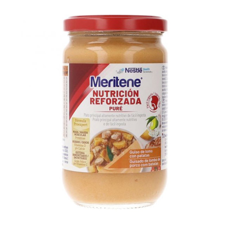 MERITENE Puré Guiso de Lomo con Patatas 300 gr-1