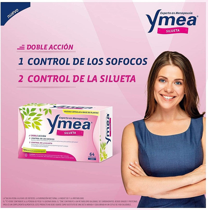 YMEA Menopausia Silueta 64 Cápsulas-2