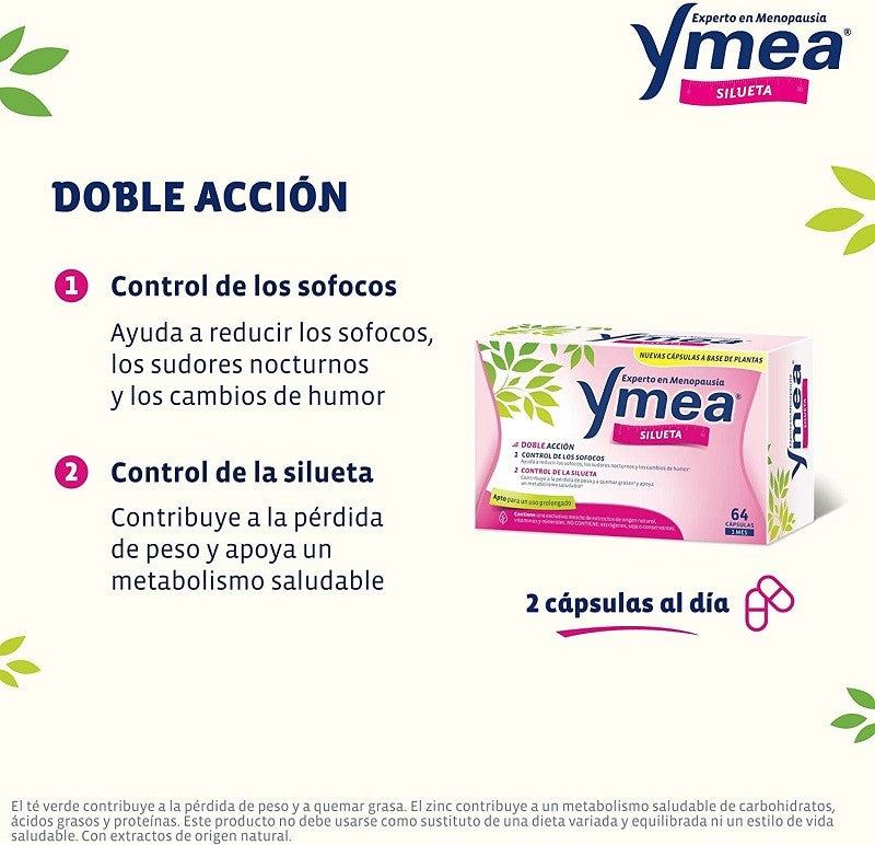 YMEA Menopausia Silueta 64 Cápsulas-5