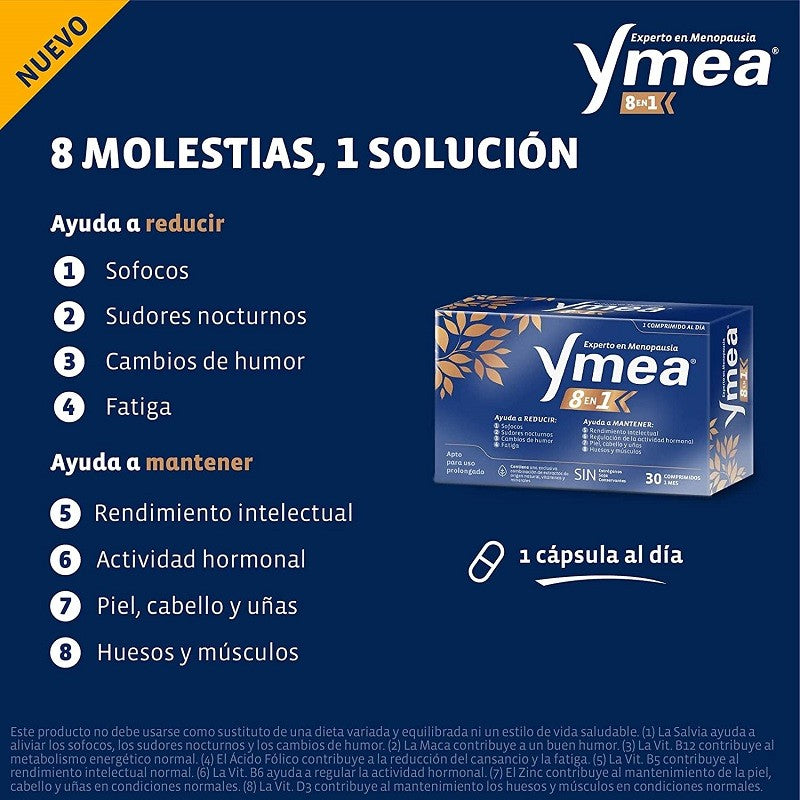 YMEA Menopausia 8 en 1 (30 Comprimidos)-4