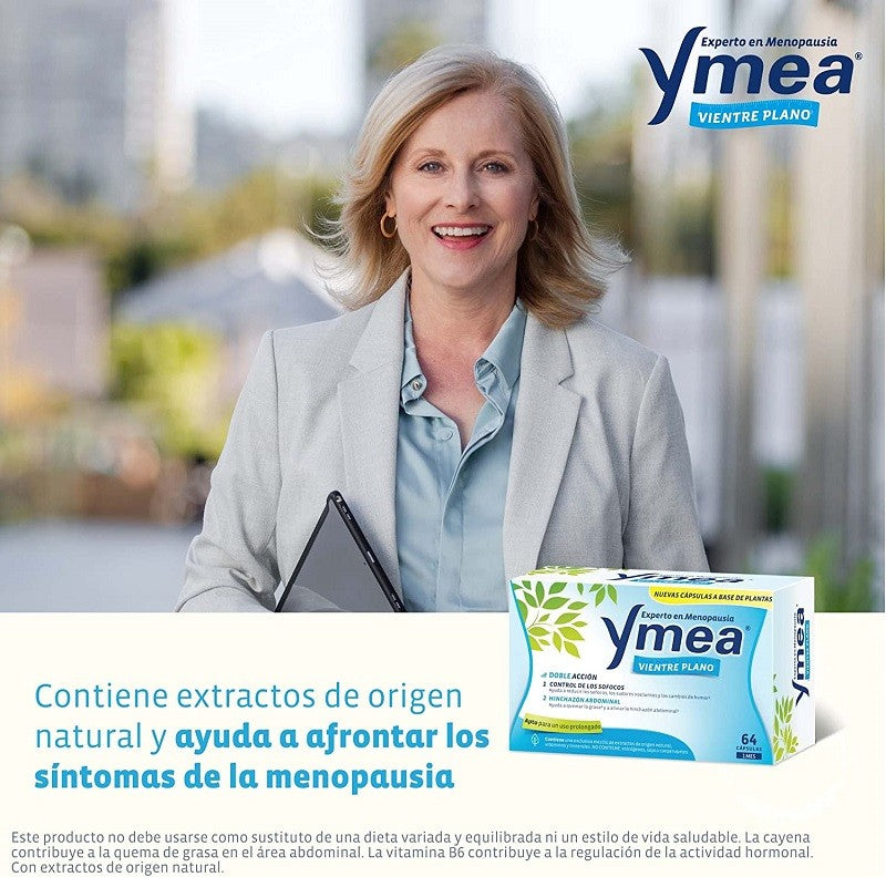 YMEA Menopausia Vientre Plano 64 Cápsulas-5