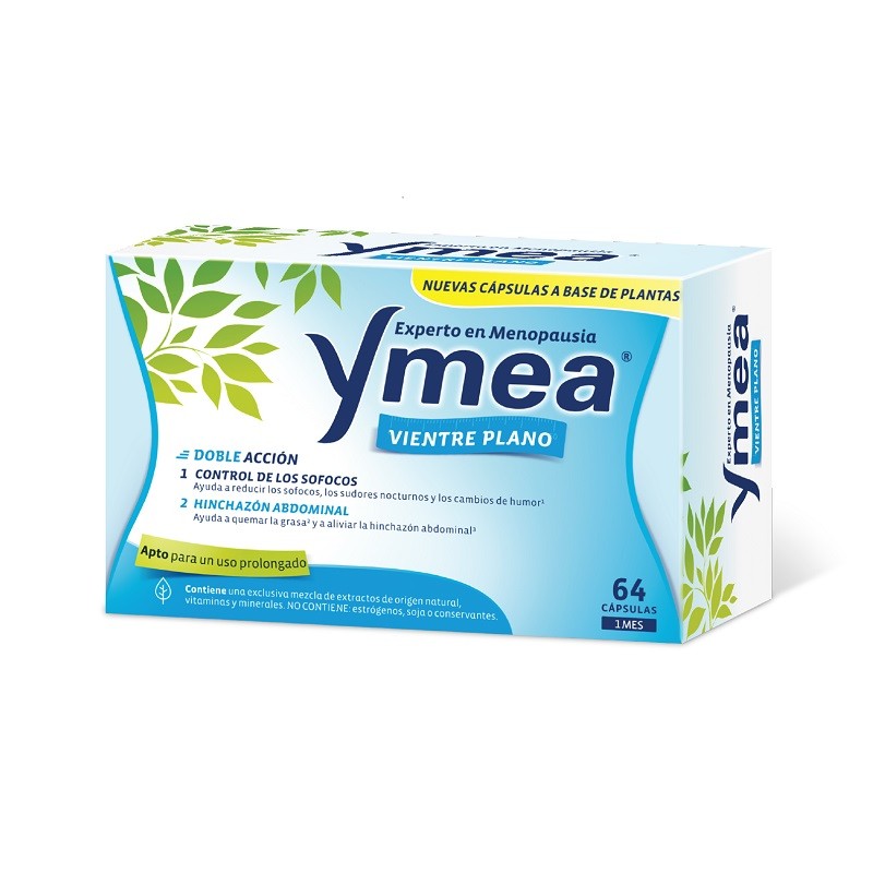 YMEA Menopausia Vientre Plano 64 Cápsulas-1