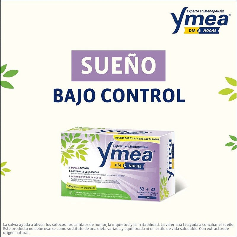YMEA Menopausia Día y Noche 32 + 32 Cápsulas-2