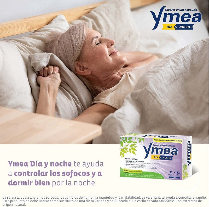 YMEA Menopausia Día y Noche 32 + 32 Cápsulas-4