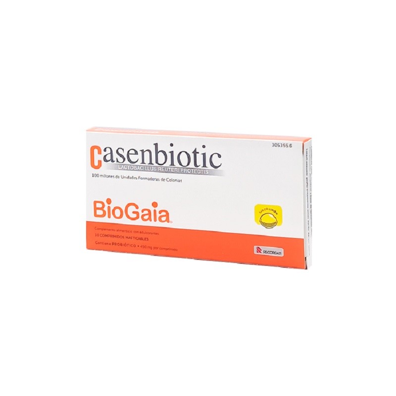 CASENBIOTIC Sabor Limón 10 Comprimidos Masticables-1