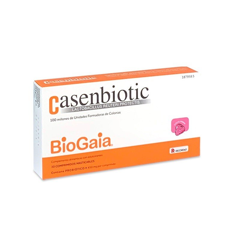 CASENBIOTIC Sabor Fresa 30 Comprimidos Masticables-1