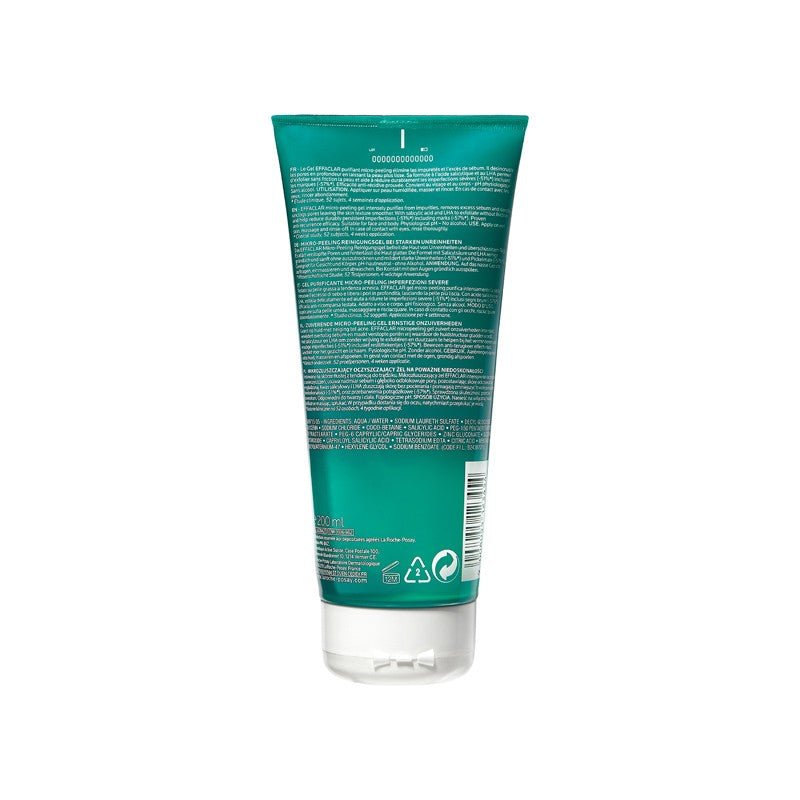 EFFACLAR Gel Purificante Micro-Exfoliante Piel Grasa 200ml - La Roche Posay-3