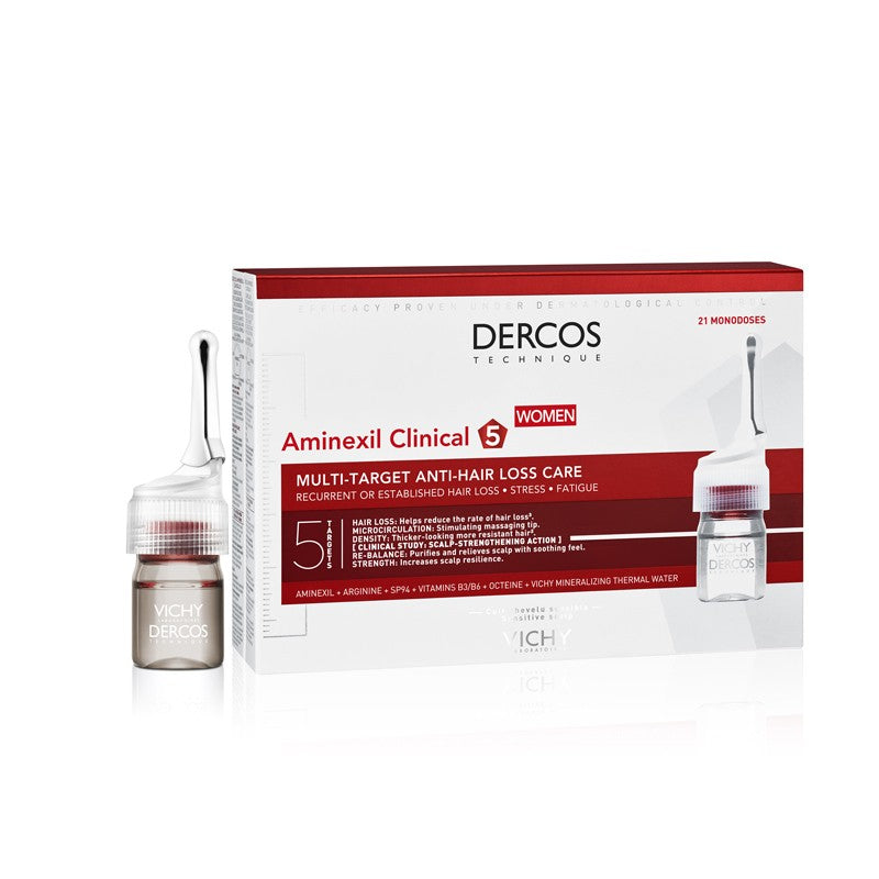 VICHY Dercos Aminexil Clinical 5 Mujer 21 Monodosis-3