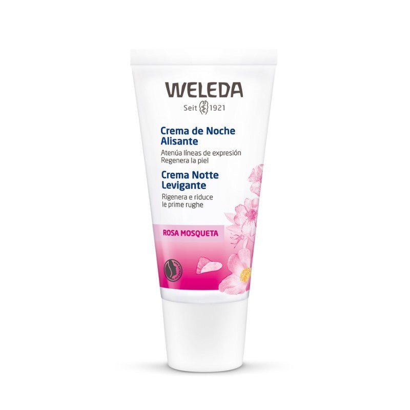 WELEDA Crema de Noche Alisante de Rosa Mosqueta 30 ml-1