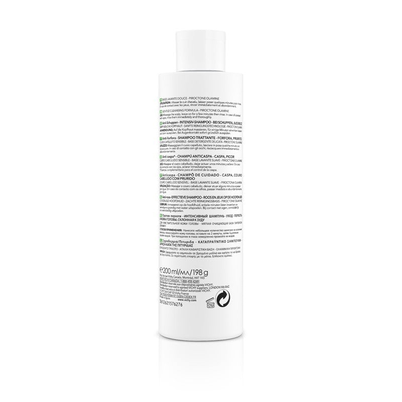 VICHY Dercos Champú Anticaspa Sensitive 200ml-2