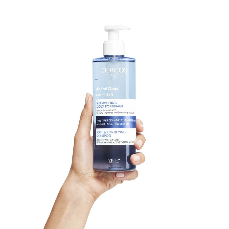 Vichy Dercos Champu Mineral 400ml-6