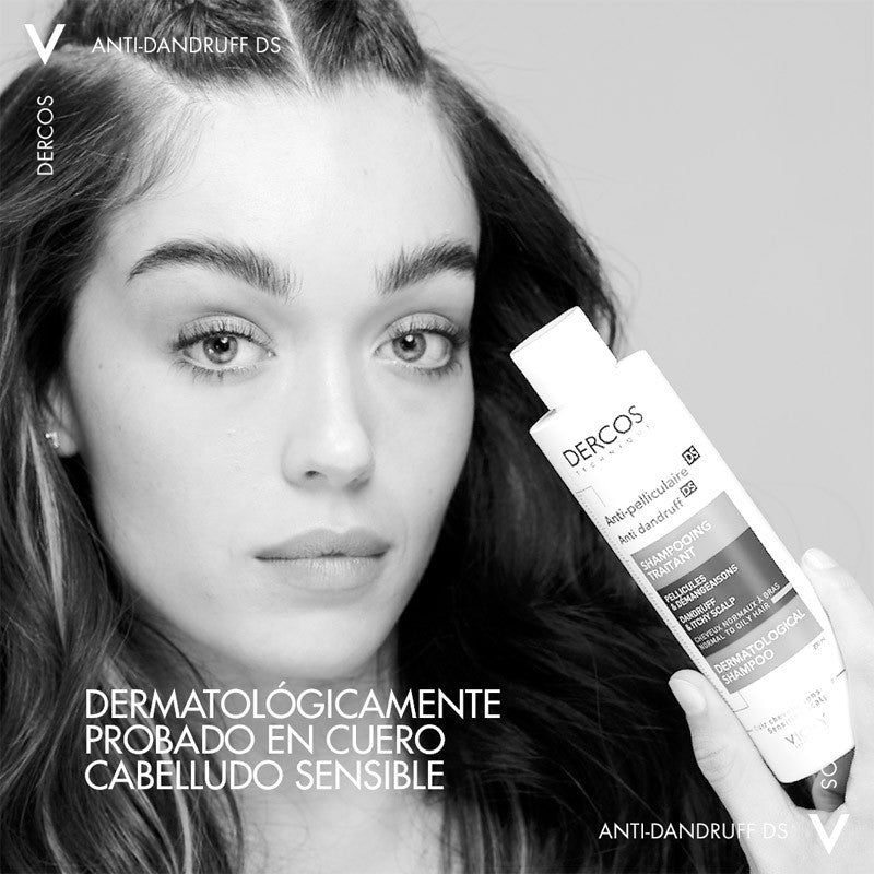 VICHY Dercos Champú Anticaspa Cabello Seco 200ml-15