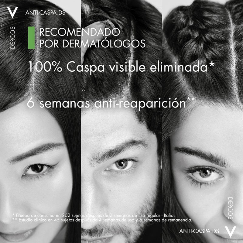 VICHY Dercos Champú Anticaspa Cabello Seco 200ml-16