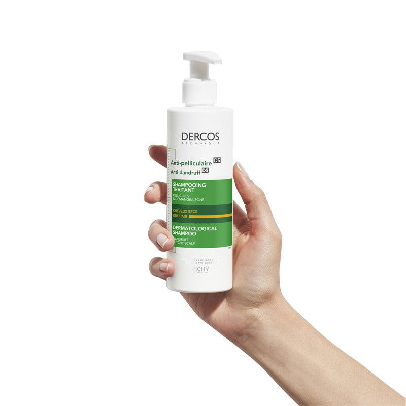 VICHY Dercos Champú Anticaspa Cabello Seco 390ml-3