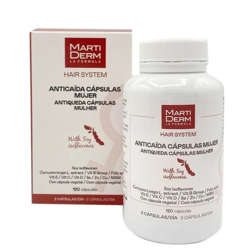 MARTIDERM Hair System Tratamiento Anticaída Mujer 120 Caps-1