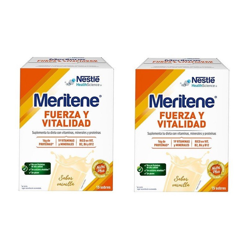 MERITENE Fuerza y Vitalidad Batido Vainilla 30 sobres-1