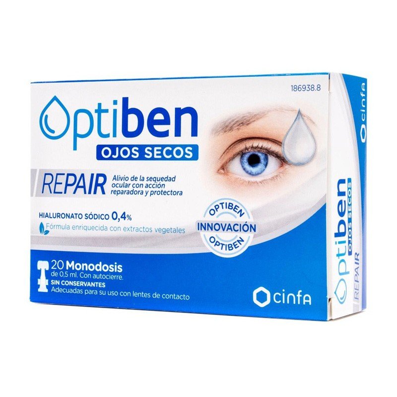 Optiben Ojos Secos Repair 20 monodosis-1
