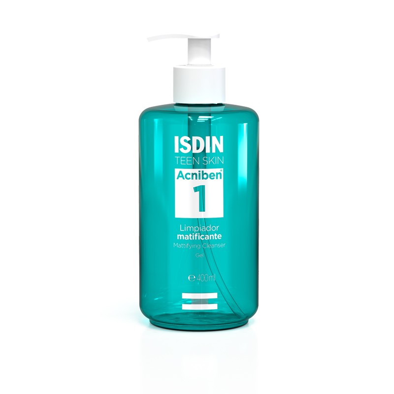 ISDIN Acniben Gel Limpiador Matificante 400 ml-1