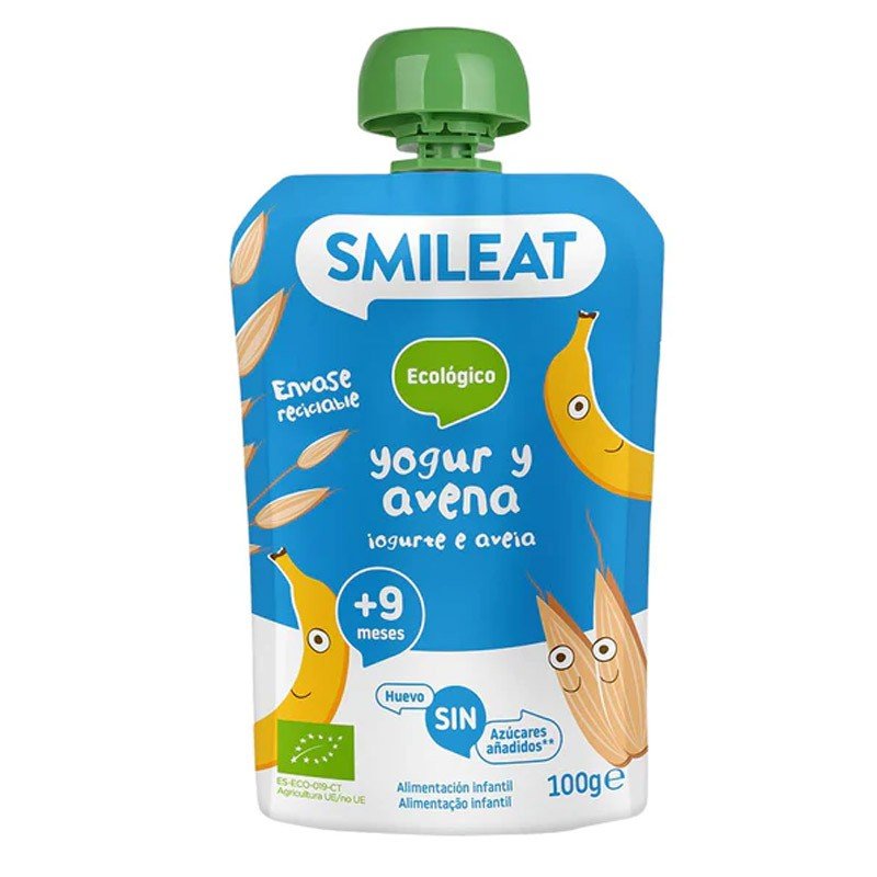 SMILEAT Pouch Yogur y Avena 100gr-1