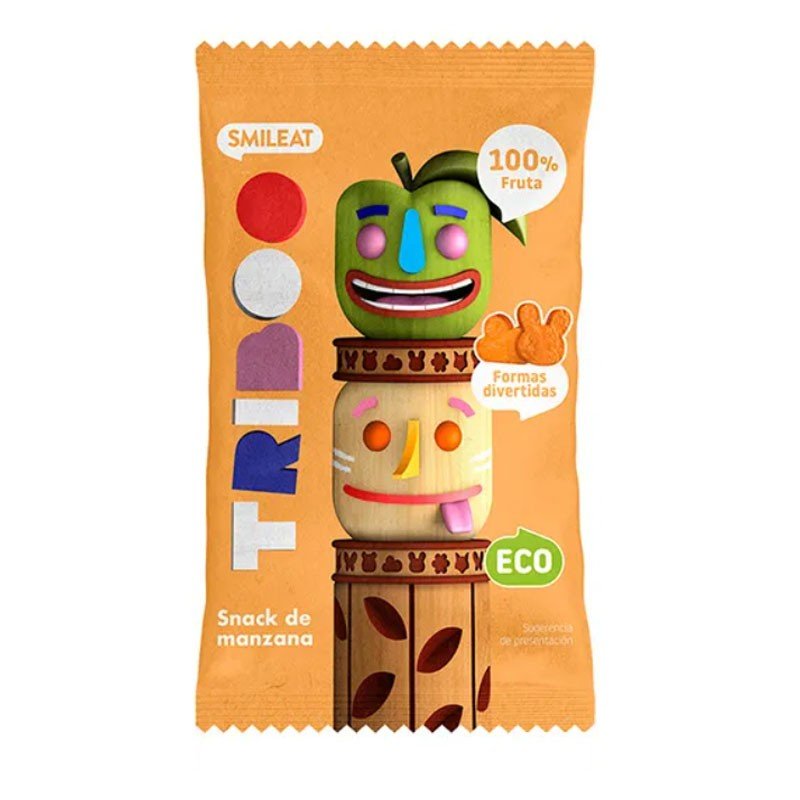 SMILEAT Sminolas Snack de Manzana 25 gr-1