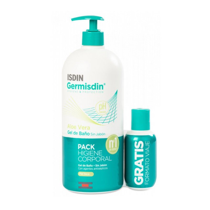 ISDIN GERMISDIN Aloe Vera Higiene Corporal Piel Seca 1L + 100ml-1