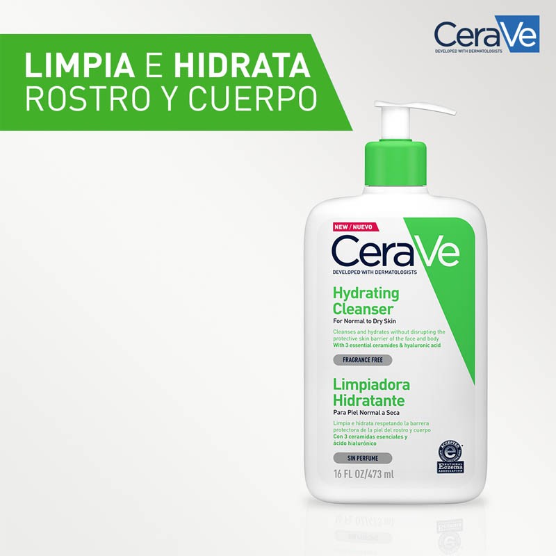 CERAVE Crema Limpiadora Hidratante 473ml-4