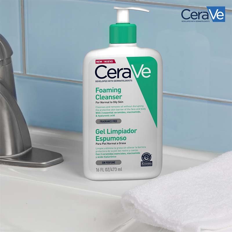 CERAVE Gel Limpiador Espumoso 473ml-12