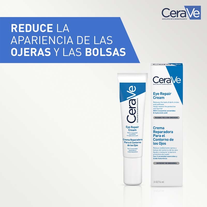 CERAVE Crema Reparadora para Contorno de Ojos 14ML-7