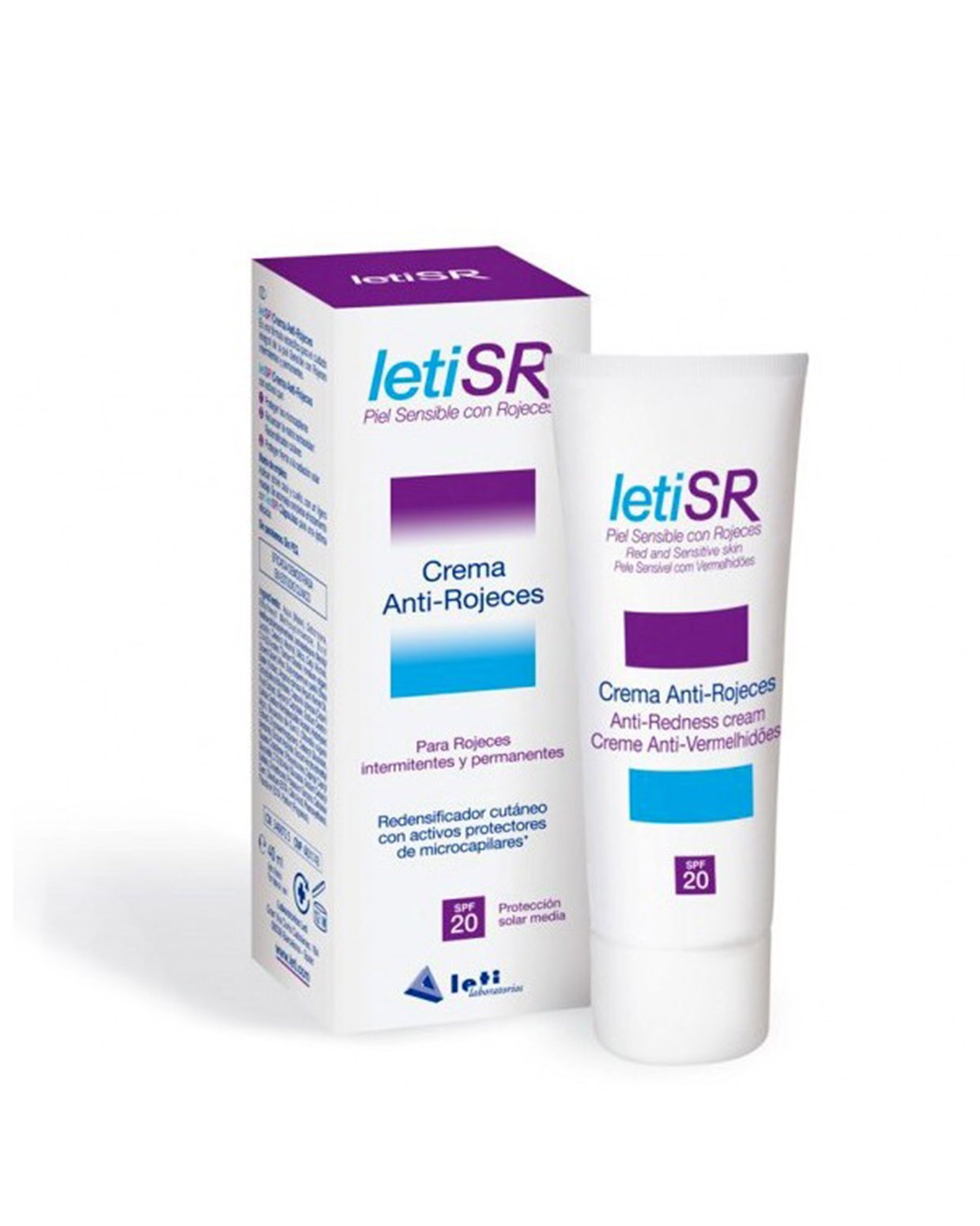 LETISR Crema Anti-Rojeces SPF20 40ML-1