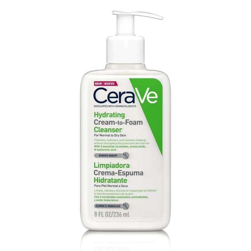 CERAVE Crema - Espuma Hidratante Limpiadora 236ml-2