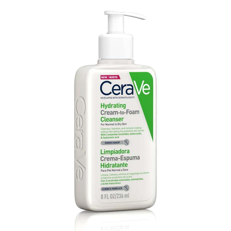 CERAVE Crema - Espuma Hidratante Limpiadora 236ml-3