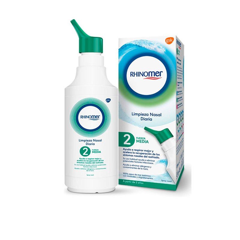 RHINOMER Limpieza Nasal Diaria Fuerza Media 2 135ml-1